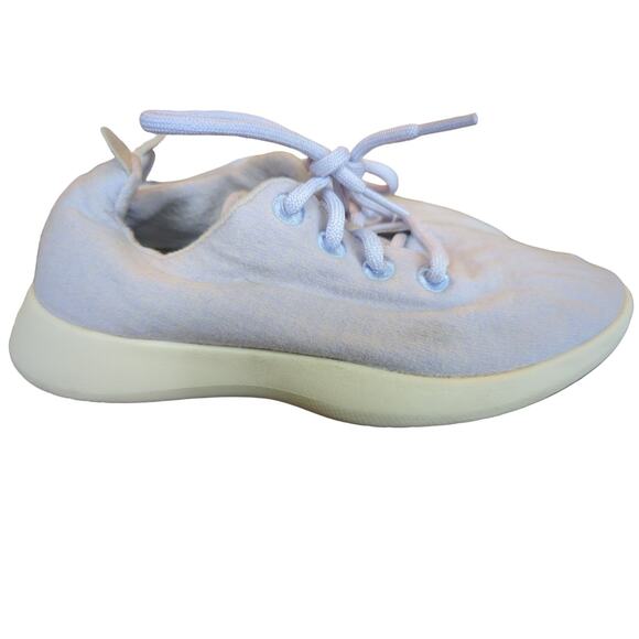Allbirds Wool Runners Light Blue Lace Up Sneakers Womenβs 8 - Picture 5 of 10